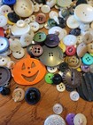 2 Lbs  2 Antique Vintage Buttons Arts   Crafts Sewing Shell  Bakelite  Celluloid