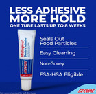 Secure Denture Adhesive Cream Zinc Free Waterproof Hold 1 4 Oz Uppers Lowers