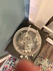 Vintage Clear Glass Covered Pedestal Compote Candy Dish Dome Lid 12    Tall
