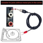 Komitasui Phonograph Turntable Ground Wire For Technics Sl-b200 Sl-bd21 Black