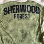 Disney Robin Hood Sherwood Forest Spirit Jersey Adult Medium Green Tie Dye Shirt