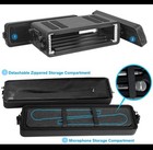 2u Rack Case 19  Solid Waterproof Dustproof Flight Case 2 Space Shock Mount Rack