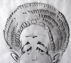 Heschong Original Sketch Art Drawing