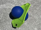 Flybar Pogo Ball Toy Jump Trick Bounce Pogo Board For Kids Green   Black Vintage