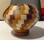 Hand Turned Hand Crafted Skb Segmented Wood Bowl Hot Air Balloon