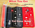 Card Game Playmats Mtg Playmat For Beginner 2 Pack With Dices  Magic Mat Command