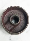 Vintage Cast Iron Industrial Farm Pulley Roller Heavy Home Decor Steampunk