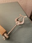 Vintage Marching Band Lyre Sheetmusic Holder  Wood   Stainless Steel-very Good