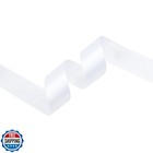 White Satin Ribbon 1 Inch X Continuous 100 Yards  Single Face Polyester Ribbo