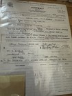 Ruby Wilson The Queen Of Beale Street Memphis 2 Contracts   Handwritten Letter