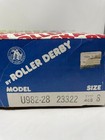 Vintage U982-28 Roller Skates By Roller Derby Skate White Leather Women s Size 8