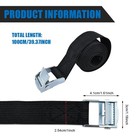 2pcs Tie Down Straps  Cam Straps  Adjustable Kayak Straps Roof Rack Cinch Strap