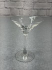 Libbey Martini Cocktail Glass Clear  Curved Stem Euc