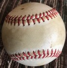 Vintage Official American League Lee Macphail President Blank Baseball Ball       