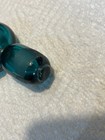 Vintage Mid Century Art Glass Pinched Flame Stopper For Decanter 7    Stunner 
