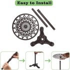 Vintage Cast Iron Tall Plant Stand Heavy Duty Indoor Outdoor Plant Rack Decor Us