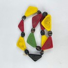 Old Triangular Bohemian  conus Shell  Trade Beads Matter Collection