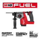 Milwaukee 2908-20 M18 Fuel 18v 5 8  Sds Plus Rotary Hammer - Bare Tool