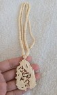 Vintage Chinese Rare Well Done Beaded  Carved Dragon phoenix Necklace 26   