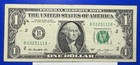 2013 B Duplicate Star Note Error  1 One Dollar Currency Note Washington Dc Print