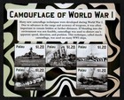 Palau  Scott   1267-1268  Mnh Mini Sheets Set - Camouflage Of World War I  2015
