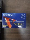 Sony Vhs-c 30 Min Cassette Blank Camcorder Video Tape Tc-30vhgf New Sealed Lot 3