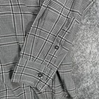Ermenegildo Zegna Sport Dress Shirt Men s M Houndstooth Plaid Long Sleeve Button