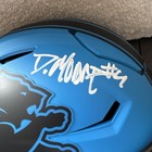 Derrick Moore Signed Detroit Lions Full Size Rave Speed Flex  Beckett
