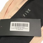 Five The Label Double Layer Icon Bra - Black dove Small Nwt Dance Wear
