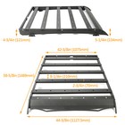 Roof Rack Cargo Carrier Cargo Basket For Toyota Tacoma 2005-2023 Double Cab