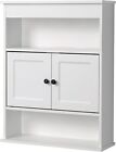 Bathroom Wall Cabinet With 3 Shelves Medicine Organizer Over The Toilet Storage