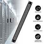 Rack Panel Accessory Vented Blank 1u Space For 19  Rackmount Server Rack Cabinet