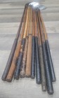 10 Antique Vintage 1895 To 1910 Smooth Face Hickory Wood Shaft Golf Clubs