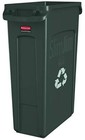 Rubbermaid Commercial Products Slim Jim Plastic Rectangular Recycling compost