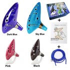 Hot 12 Hole Time Ocarina Ceramic Alto C Flute Legend Of Zelda Musical Instrument