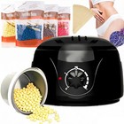 Professional Wax Warmer Heater Hair Removal Depilatory Waxing Kit Beans Sticks