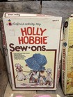 2 Vintage Holly Hobbie Sew-ons Colorforms Activity Toy 1975 Dolls Dress Up