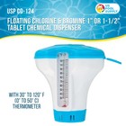 U s  Pool Supply Pool Spa Hot Tub Floating 1  1 5  Tablet Dispenser Thermometer