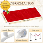 Red Carpet Runner For Party Wedding Aisle Decorations 4ftx15ft Aisle Runners For