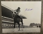 Secretariat 1973 Belmont 16 x20  Framed Remote  3 Photo Signed Ron Turcotte New 