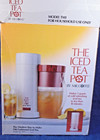 The Iced Tea Pot By Mr  Coffee 2 Qt Model Tm1 1991 Rust Red Box Instructions