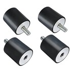 4 Pack Upgrade Tamper Rubber Shock Mount For Wacker Neuson Plate Wp1540 Wp1550