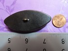 Vintage Button very Large Elongated Celluloid  approx  2-1 2   n11