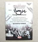 2023 Finding Unicorn Marvel Sketch Card Auto 1 1 Ghost-spider