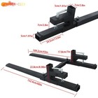 Clamp On Pallet Forks 60 Inch Heavy Duty Quick Attach Bucket Forks 2000 Lbs