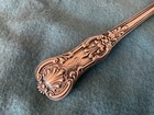 English London Kings Master Salt Spoon Charles Boyton Sterling Silver 1890