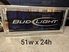 Large Bud Light Bar Mirror  51w X 24h