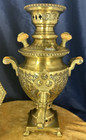 Antique Persian Gold Samovar And Tea Set Brass Hand Made Authentic 11 5 Inches