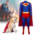 2025 Superman superdog Collar Cloak Cosplay Costume Christmas Gift