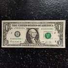 Fw Duplicate Serial Number Star Note B 09550998     One Dollar  1 Bill Error 2013